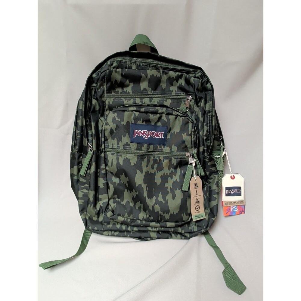 JanSport Big Student Backpack - llusion Green - NWT